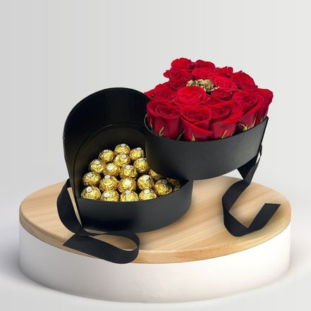 Flowers with Chocolates