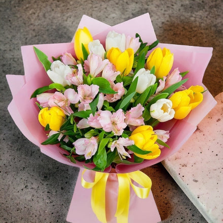 White and Yellow Bouquet