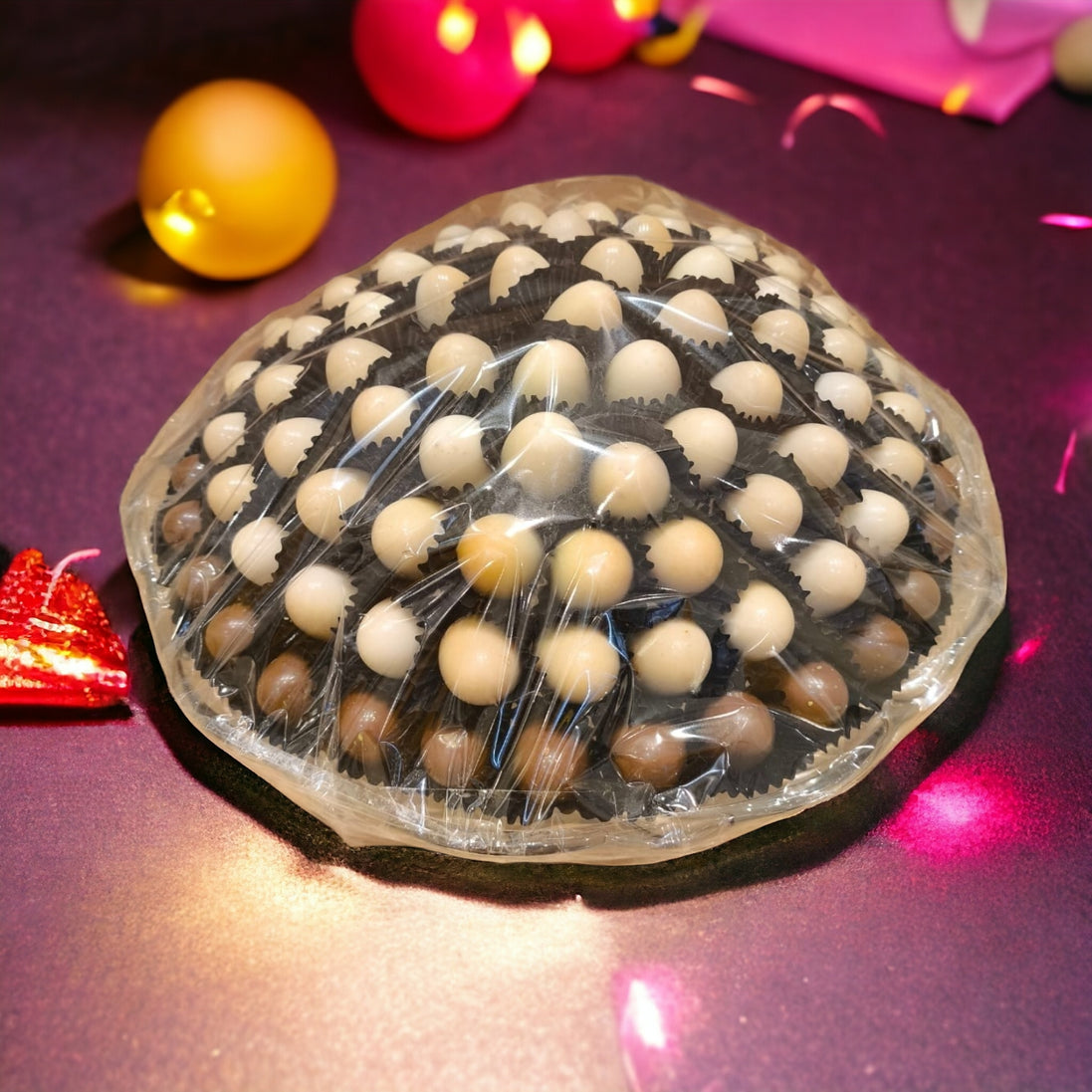 Round Delights Belgian Chocolates Platter