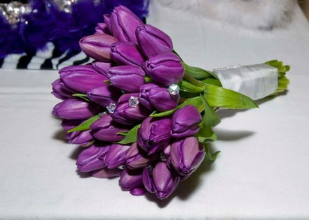 Bridal Bouquets - Tulip Purple